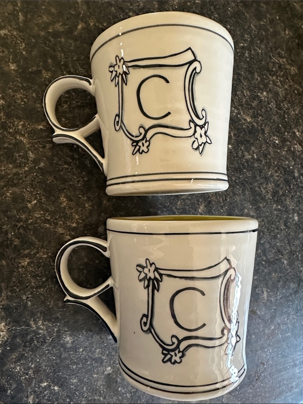 Molly Hatch for Anthropologie monogram ‘C’ mug EUC - Picture 7 of 7